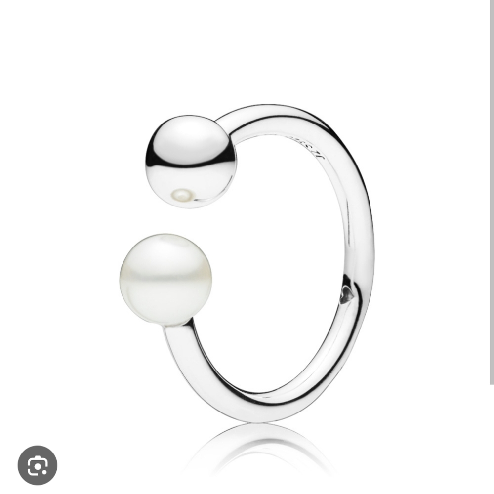 Pandora Freshwater Pearl Cultured Open Ring